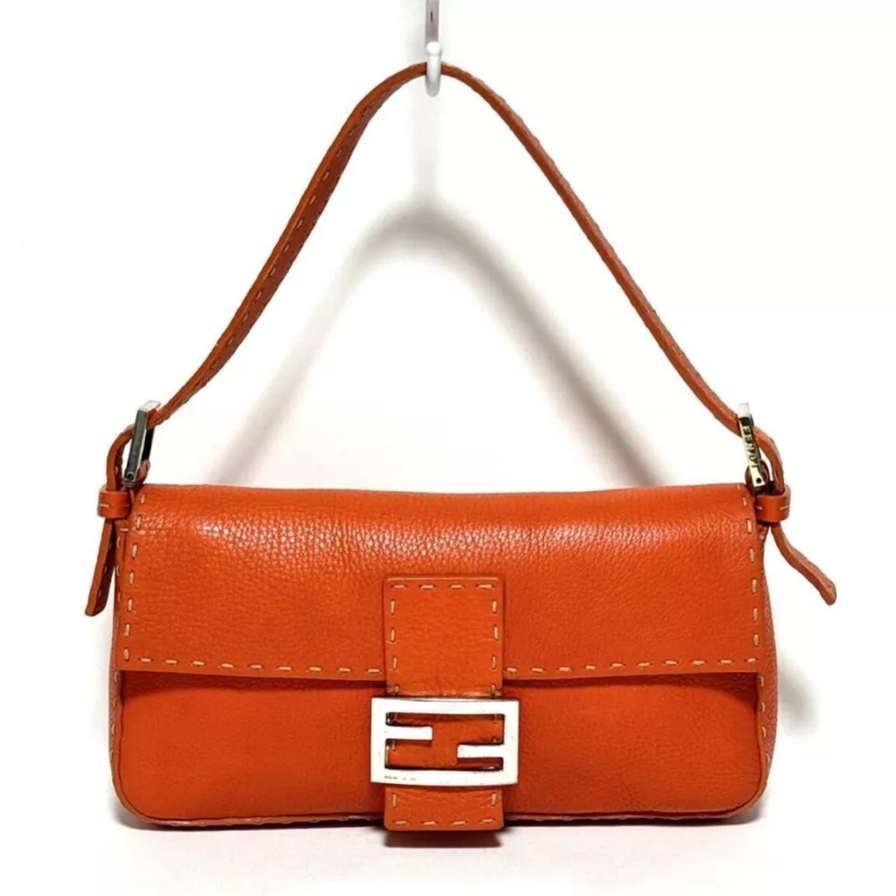 Fendi Sellerina Baguette in Orange